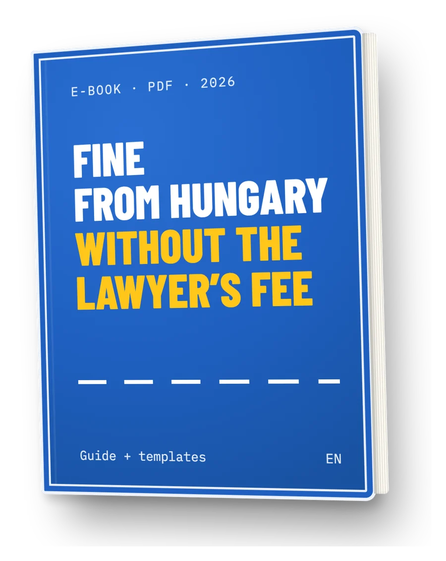 E-book Fine from Hungary – without the lawyer’s fee (PDF, 2026)
